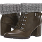 Circus By Sam Edelman Women's Calgary Faux Leather Lace up Motorcycle Boots Green Size 9M