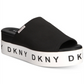 DKNY Women's Carli Flatform Sandals Black Size 8.5M