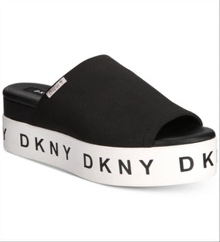 DKNY Women's Carli Flatform Sandals Black Size 8.5M
