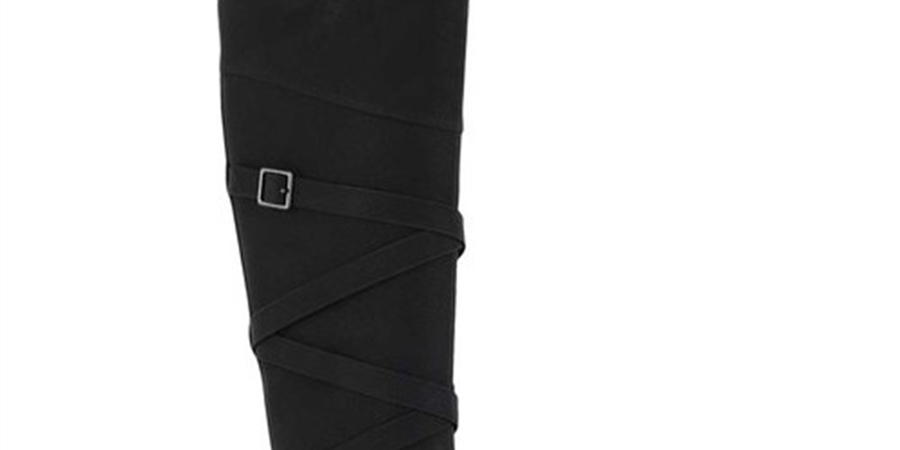Easy Street Women's Memphis Plus Mid Calf Boot Black Size 6.5 M
