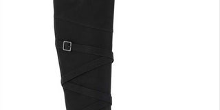 Easy Street Women's Memphis Plus Mid Calf Boot Black Size 6.5 M