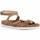 Madden Girl Women's Garnett Strappy Footbed Sandals Brown Size 7.5 M