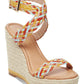 Madden Girl Women's Open Toe Casual Platform Sandals Brown Size -9.5 M