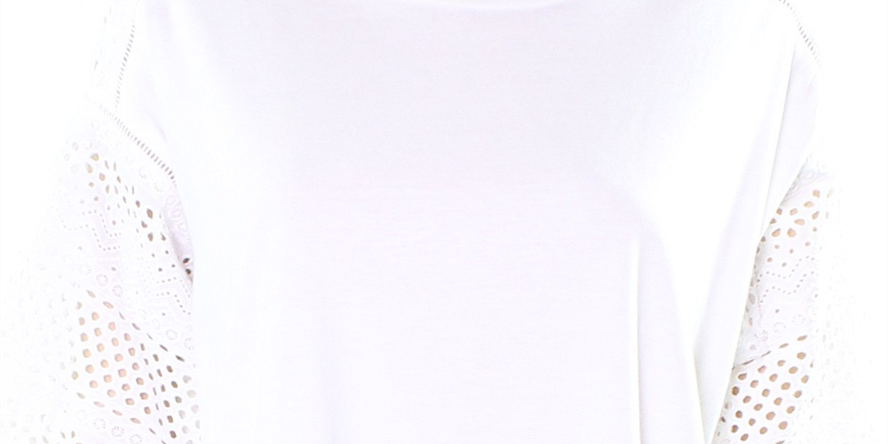 Ralph Lauren Women's Eyelet Blouse White Size Petite Large