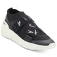 DKNY Women's Clara Logo Strap Sneaker Black Size 8.5