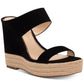 Jessica Simpson Women's Siera Platform Wedges Sandel Black Size 5.5