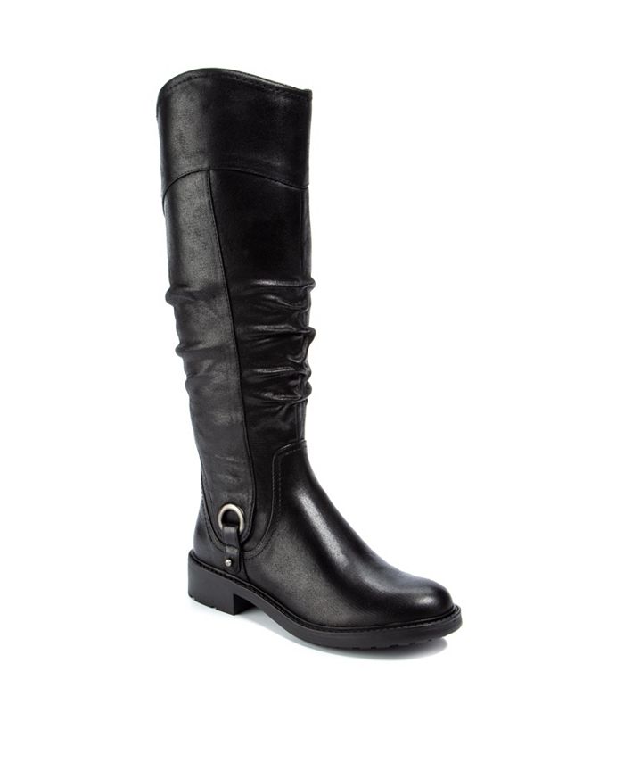 BareTraps Women's Chaya Tall Block Heel Knee High Boots Black Size 6.5 M