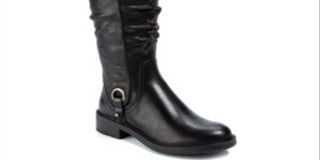 BareTraps Women's Chaya Tall Block Heel Knee High Boots Black Size 6.5 M