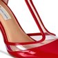 INC International Concepts Women's Kaeley Pointed Toe Ankle Strap Sandal Red- Size 6.5 M