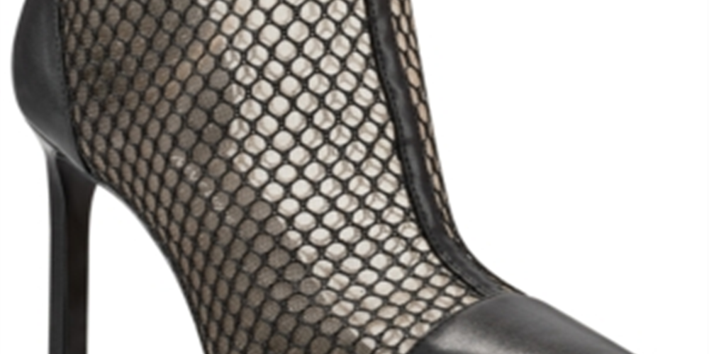 Nine West Women's Pumps Mesh Tawny Ankle Boot Black Size 8 M