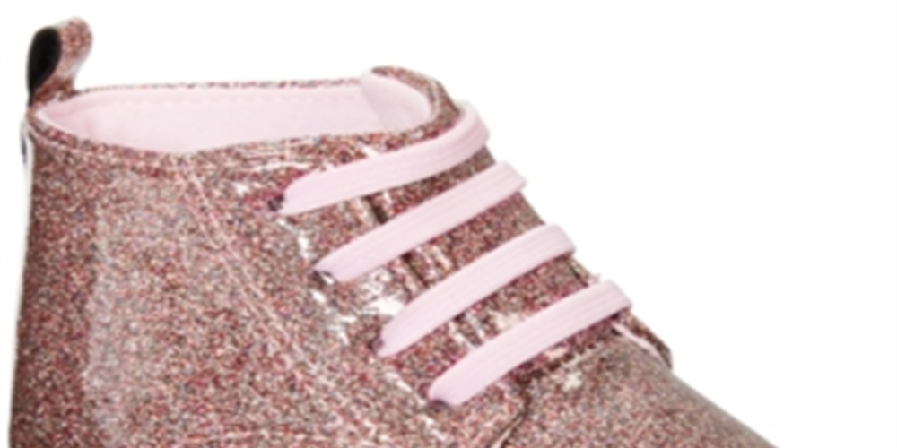 First Impressions Baby Girl's Glitter Booties Pink Size 4
