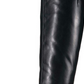Ralph Lauren Women's Elberta Faux Fur Pointed Toe Mid Calf Rainboots Black Size -6 B