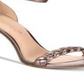Zoe By Rachel Zoe Women's Ella Open Toe Casual Ankle Strap Blush Shoes Pink Size 9 M