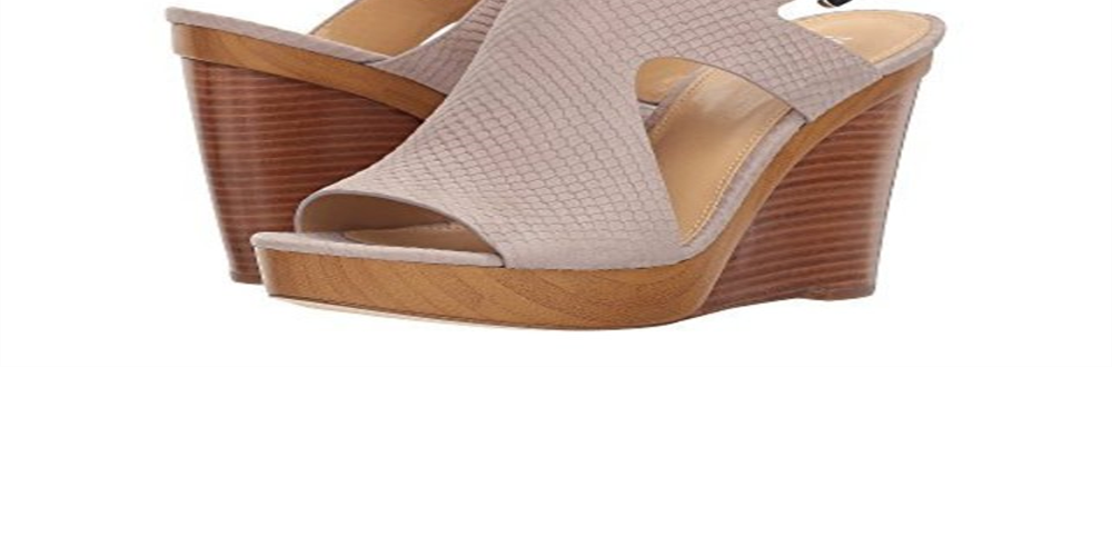 Michael Kors Women's Josephine Leather Peep Toe Casual Ankle Strap Sandal Gray Size 7.5 M