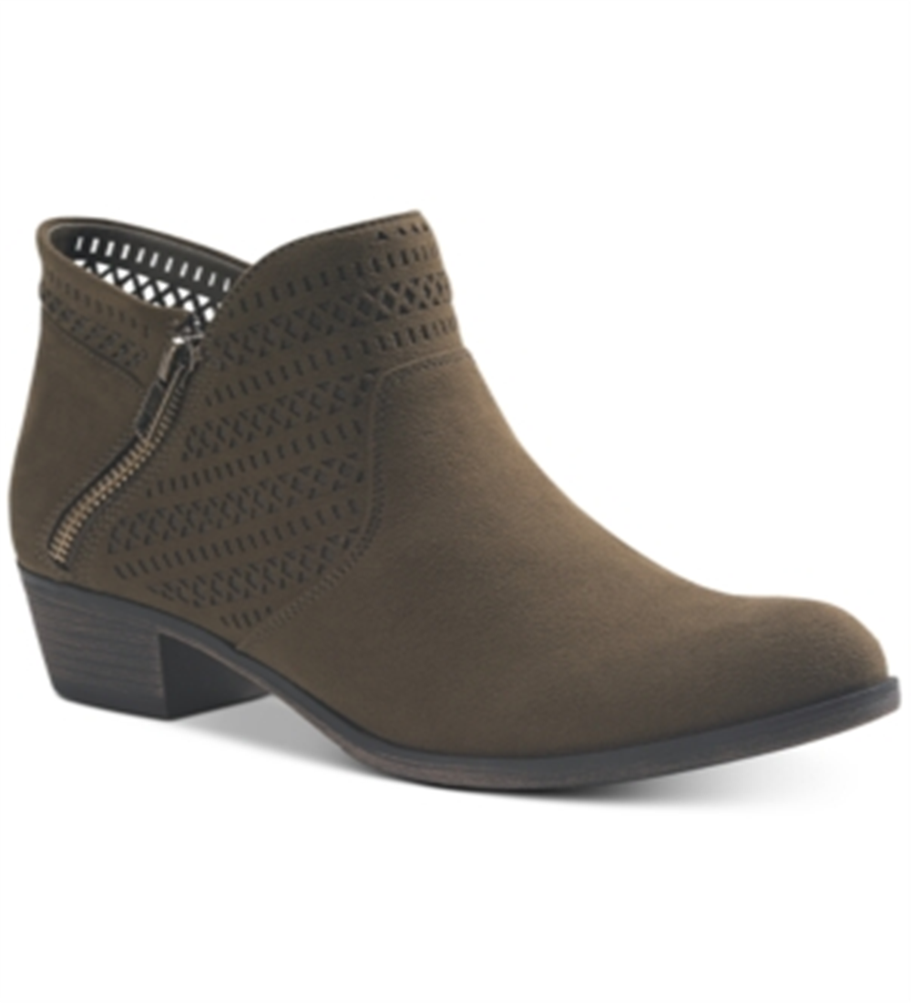 American Rag Women's Almond Toe Ankle Fashion Boots Green Size 10 W