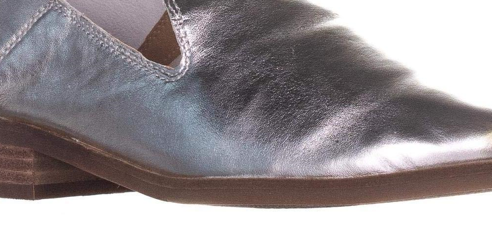 Lucky Brand Women's Cahill Leather Closed Toe Loafers Gray Size 5M