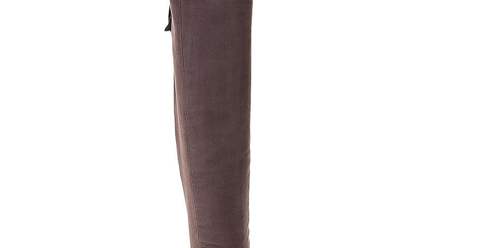 Style & Co Women's Hayley Faux Suede Zipper Riding Boots Brown Size 5 M