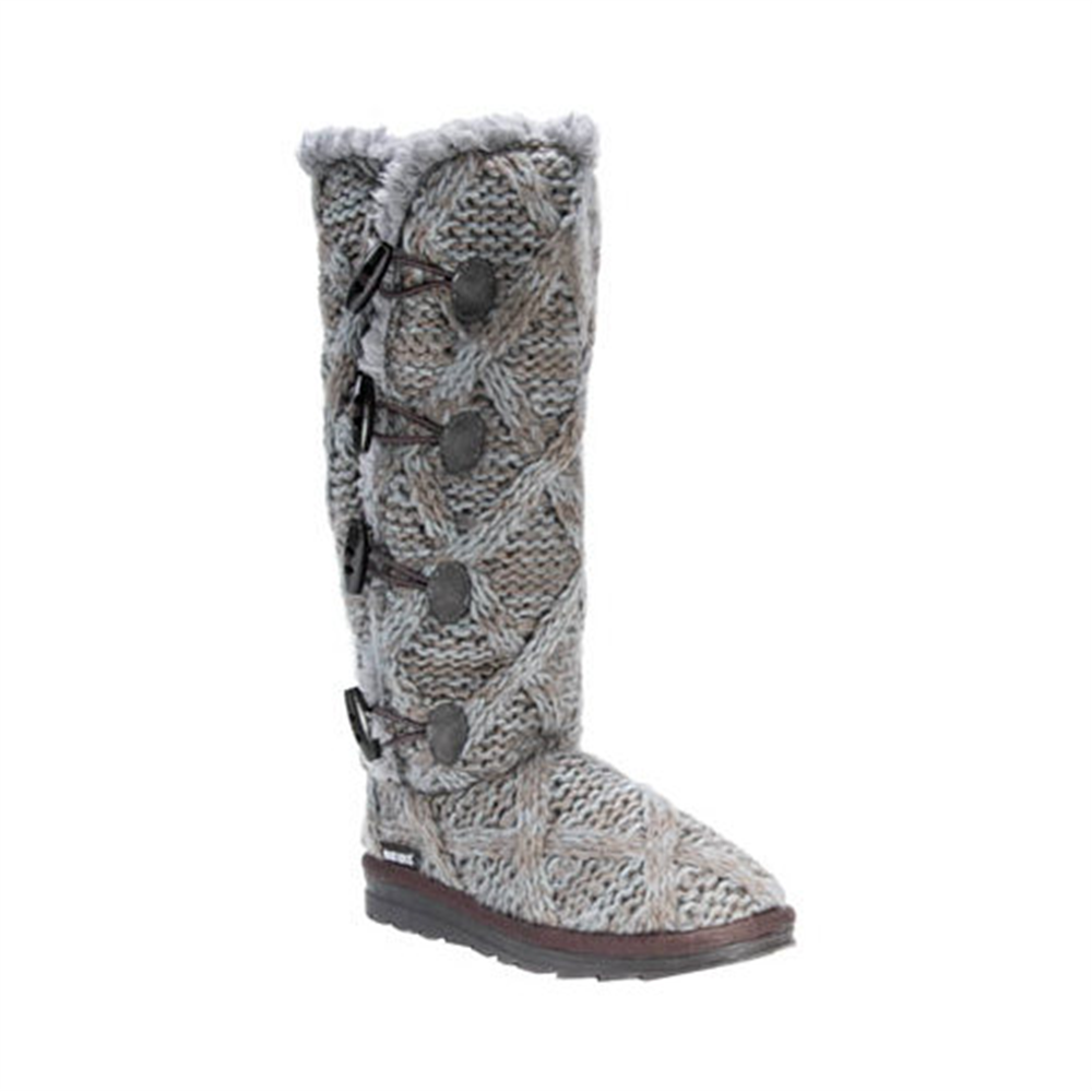 Muk Luks Women's Felicity Boots Gray Size 6 M
