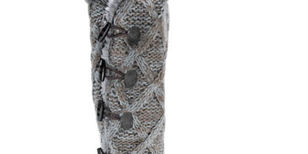 Muk Luks Women's Felicity Boots Gray Size 6 M