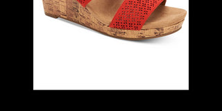 Style & Co Women's Jacelin Wedge Sandals Black Size 8 M