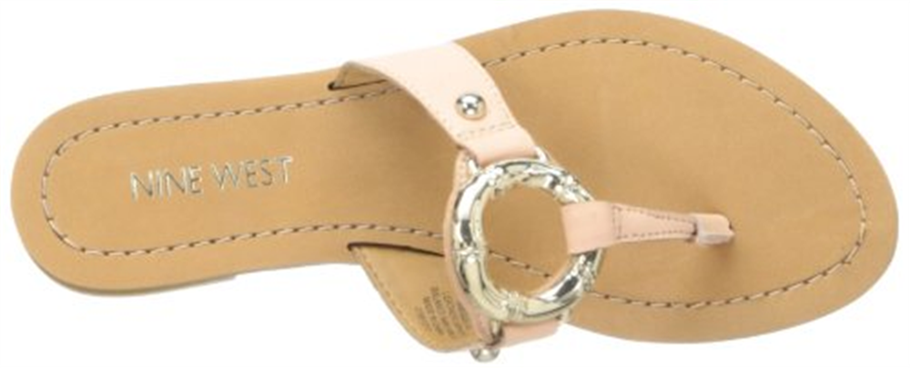 Nine West Women's Sibeal Dress Sandal Orange Size 6 M