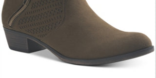 American Rag Women's Almond Toe Ankle Fashion Boots Green Size 10 M