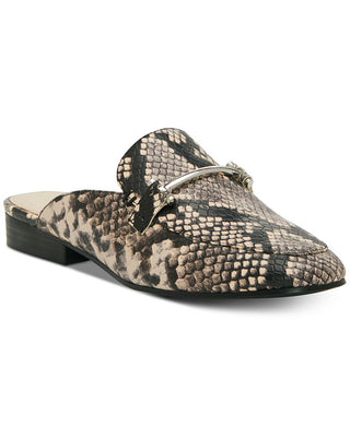 Enzo Angiolini Women's Taisie Leather Round Toe Mules Black Size 9 M