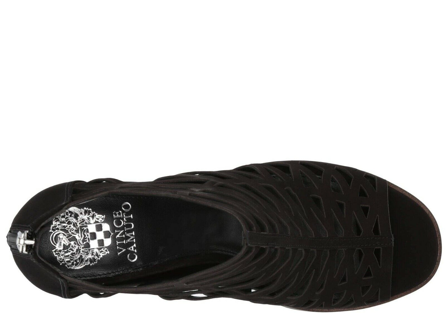 Vince Camuto Women's Kevston Heel Sandals Black Size 7.5M