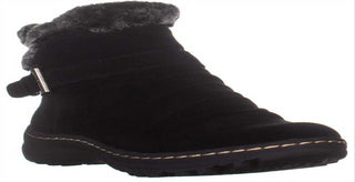 BareTraps Women's Arlow Faux Suede Slouchy Ankle Boots Black Size 7 M