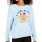 Disney Junior's Hakuna Matata Plush Sweatshirt Blue Size Small