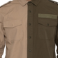Sean John Men's Two-Tone Twill Shirt - Cornstalk Brown Size 3XL