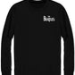 Hybrid Men's Long Sleeve Let It Be Band T-Shirt Black Size X-Large