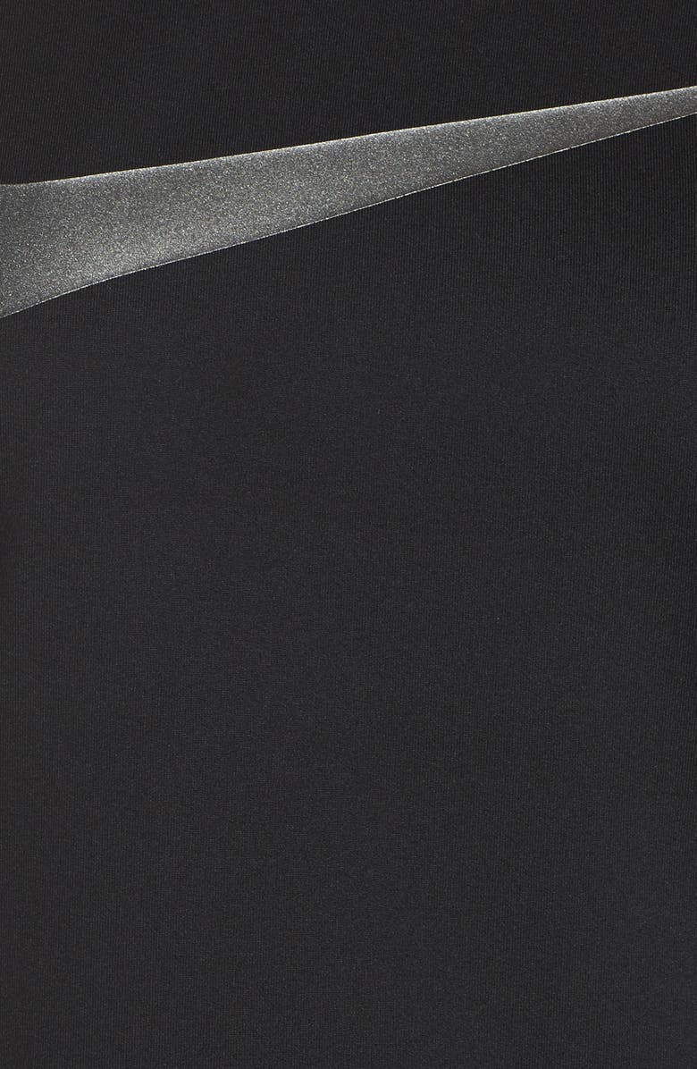 Nike Women's Dry Element Metallic-Logo Running Top Black  Size XL