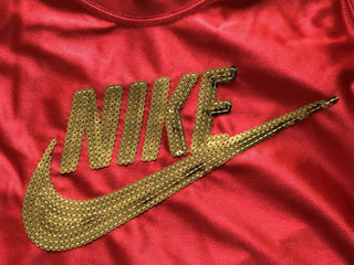 Nike Women's Fitness Running Jersey Red Size Medium