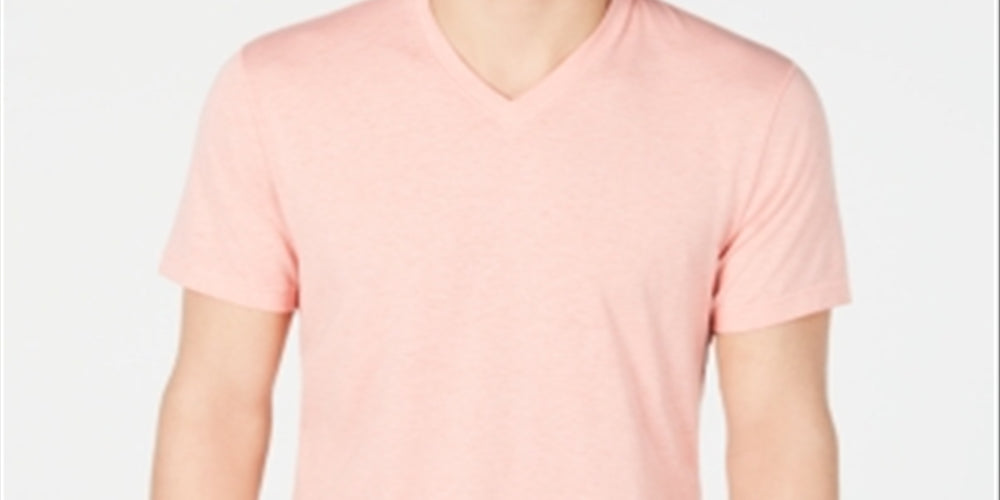 INC International Concepts Men's Heathered T-Shirt Pink Size Small