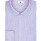 Ryan Seacrest Distinction Men's Plaid Dress Shirt Purple Size 11