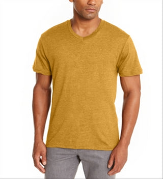 Alfani Men's V Neck Undershirt Yellow Size X-Large