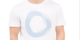 Alfani Men's Prisma Graphic T-Shirt White Size XX-Large