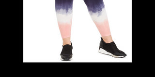 Ideology Women's Blurred Tie Dyed Leggings Purple Size 3X