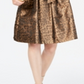 Jessica Howard Women's Cheetah Party Dress Black Size 14 Petite