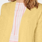 Charter Club Women's Cotton Long Cardigan Yellow Size Medium