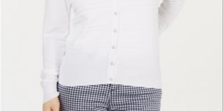 Charter Club Women's Textured White Size XX-Large