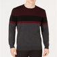 Alfani Men's Long Sleeve Crew Neck Pullover Sweater Gray Size Small