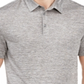 Alfani Men's Crinkle Textured Polo Shirt Gray Size XX-Large