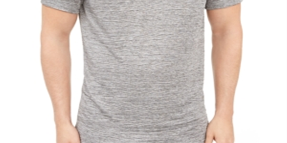 Alfani Men's Crinkle Textured Polo Shirt Gray Size XX-Large