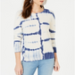 INC International Concepts Women's Cotton Ribbed Trim Pullover Sweater White Size XXL