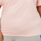 Nike Women's Plus Fitness Yoga Pullover Top Pink Size XL