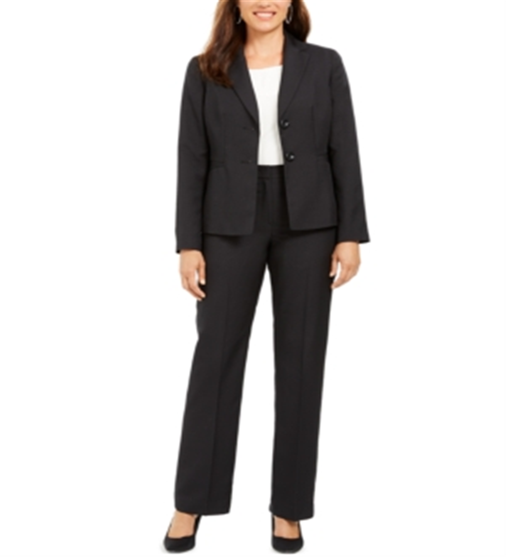 Le Suit Women's Career Suit Business Pant Black Size 12