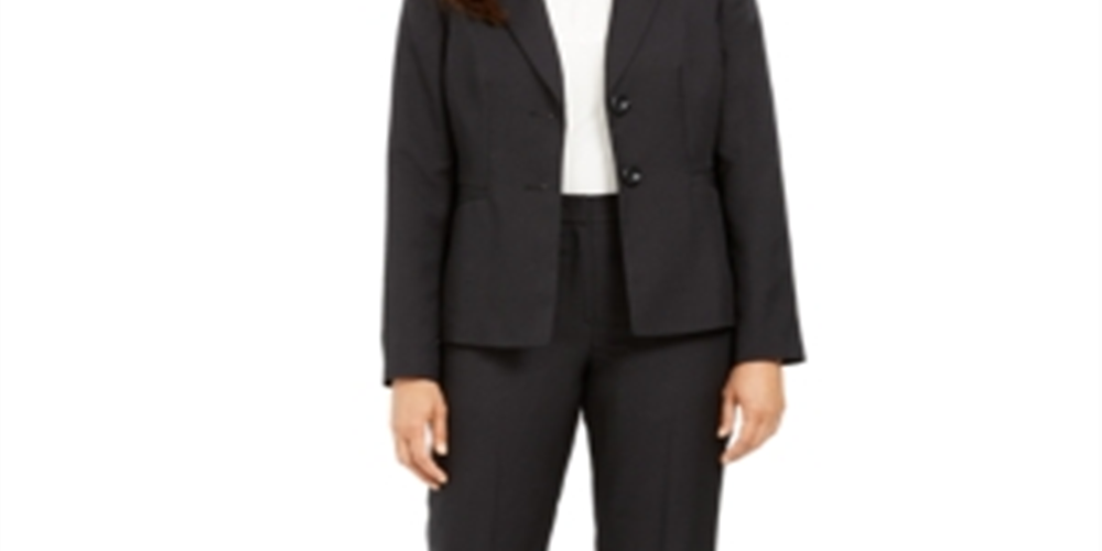 Le Suit Women's Career Suit Business Pant Black Size 12