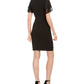 Jessica Howard Women's Flutter Sleeve Dress Black Size 6 Petite